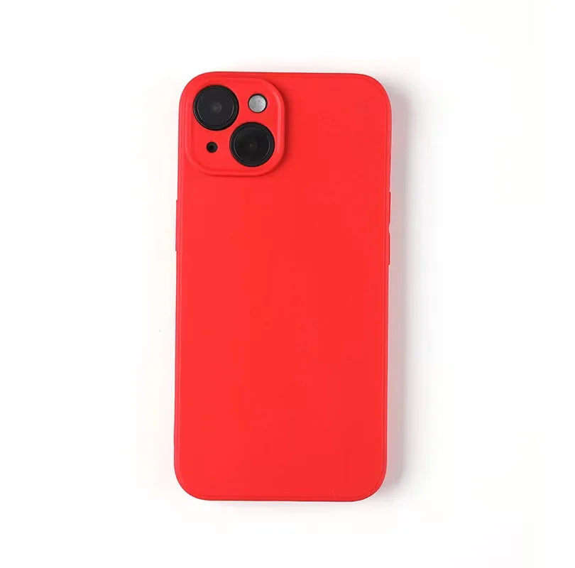 Case For iphone 13 Case iphone 11 12 13 mini 14 15 16 Pro Max Cover Funda TPU Cases Matte Liquid Silicone Cover iphone 13